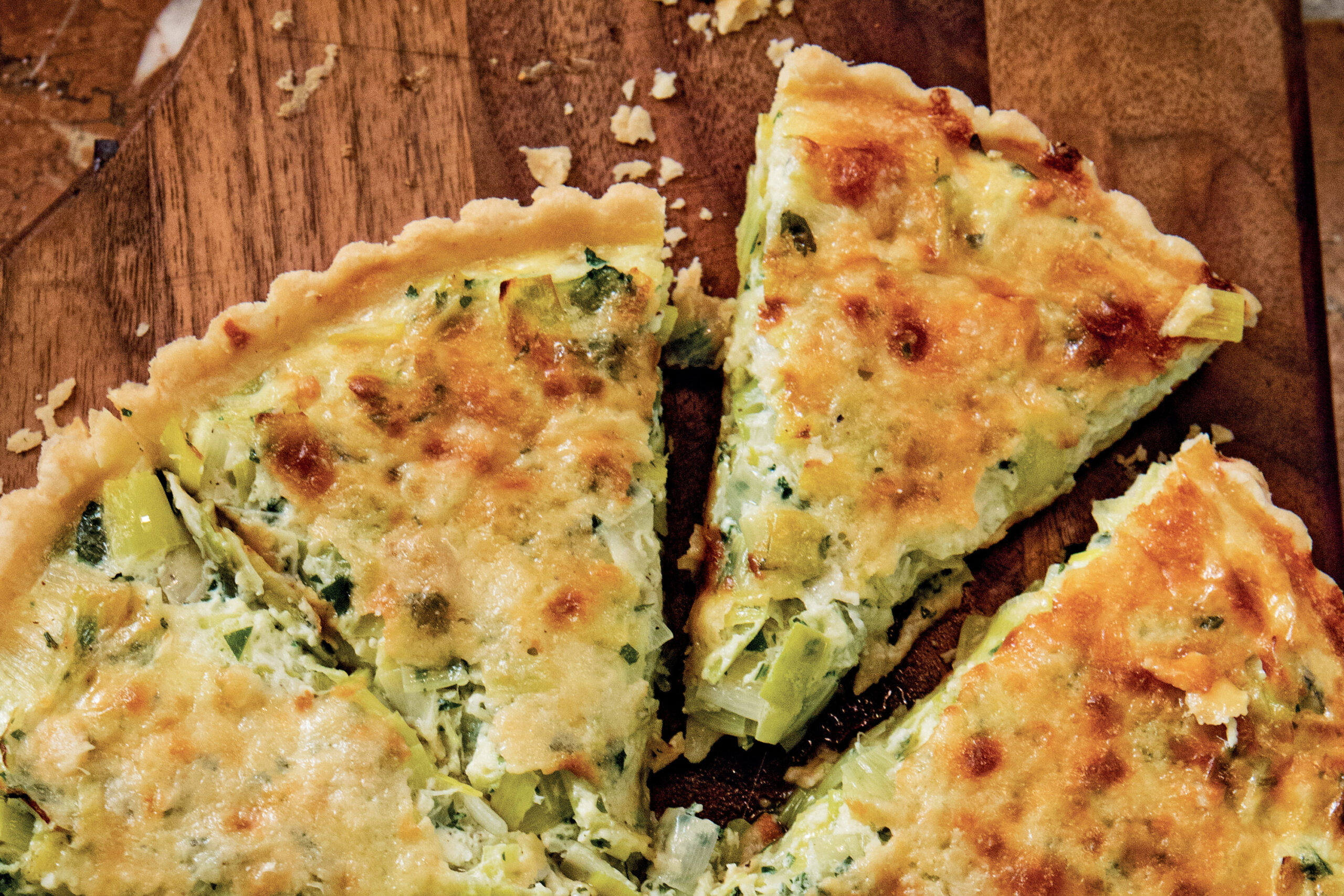 This quiche just might make you love leeks
